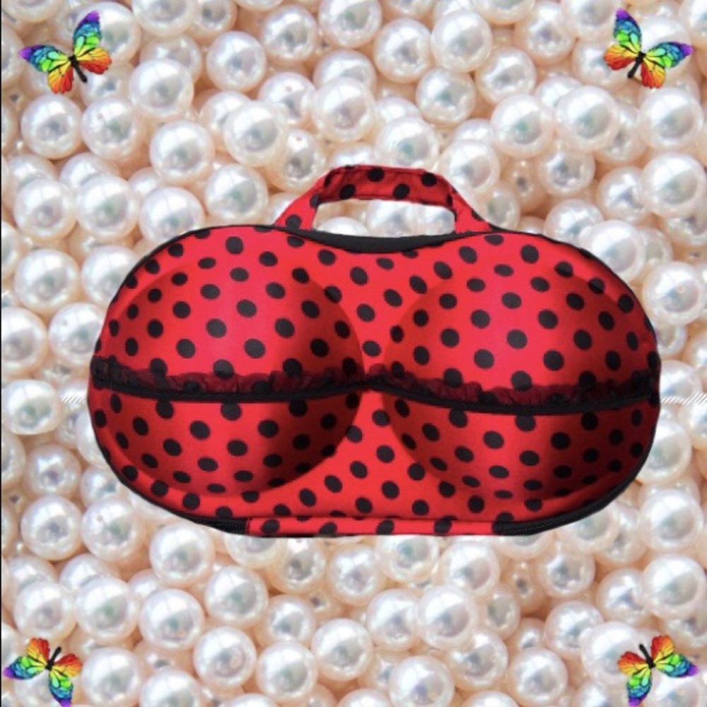 🧚🏻‍♀️🌹Bustier Novelty Red Makeup bag🌹🧚🏻‍♀️